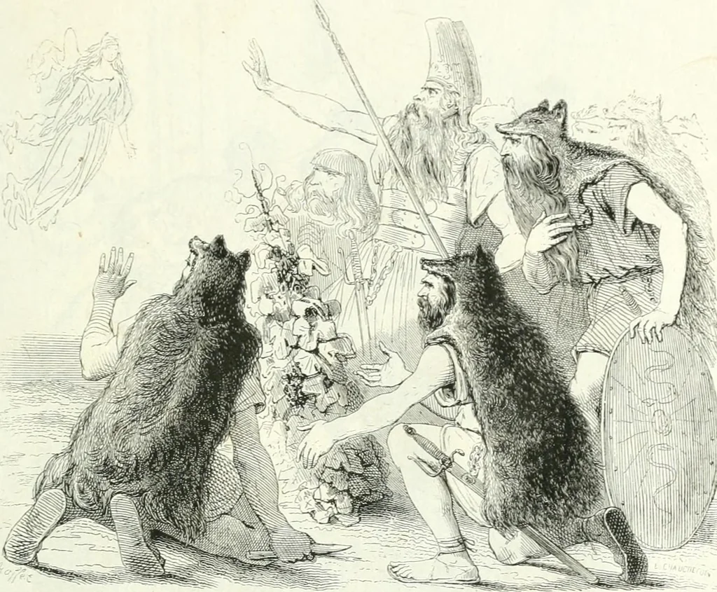 An illustration from Gravures, 1880, leaf 89