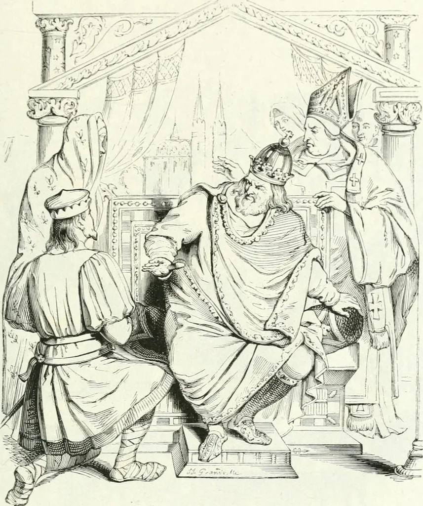 An illustration from Gravures, 1880, leaf 99
