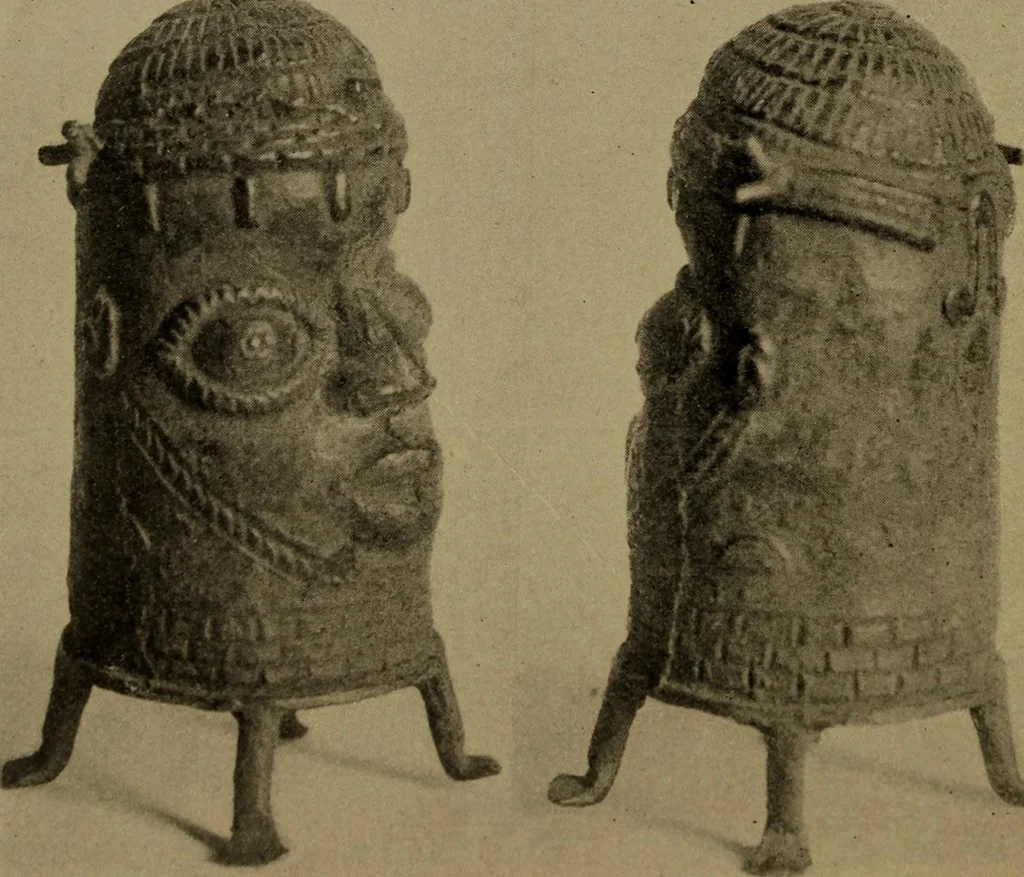 An illustration from Great Benin; its customs, art and horrors, 1903, leaf 116