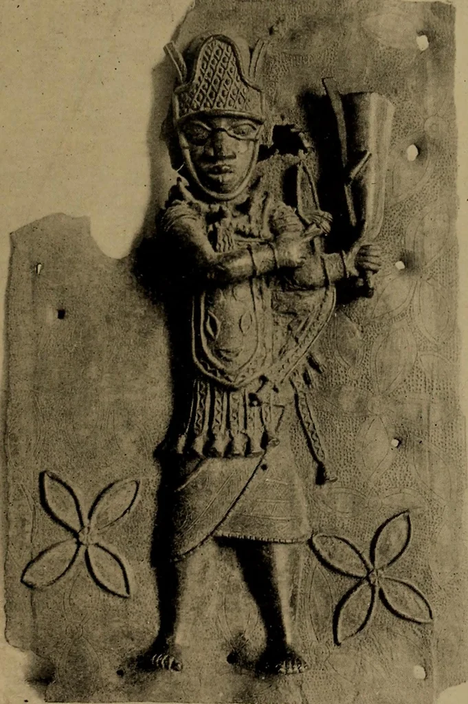 An illustration from Great Benin; its customs, art and horrors, 1903, leaf 131