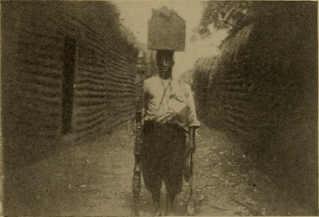 An illustration from Great Benin; its customs, art and horrors, 1903, leaf 179