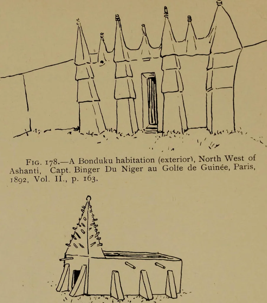 An illustration from Great Benin; its customs, art and horrors, 1903, leaf 197