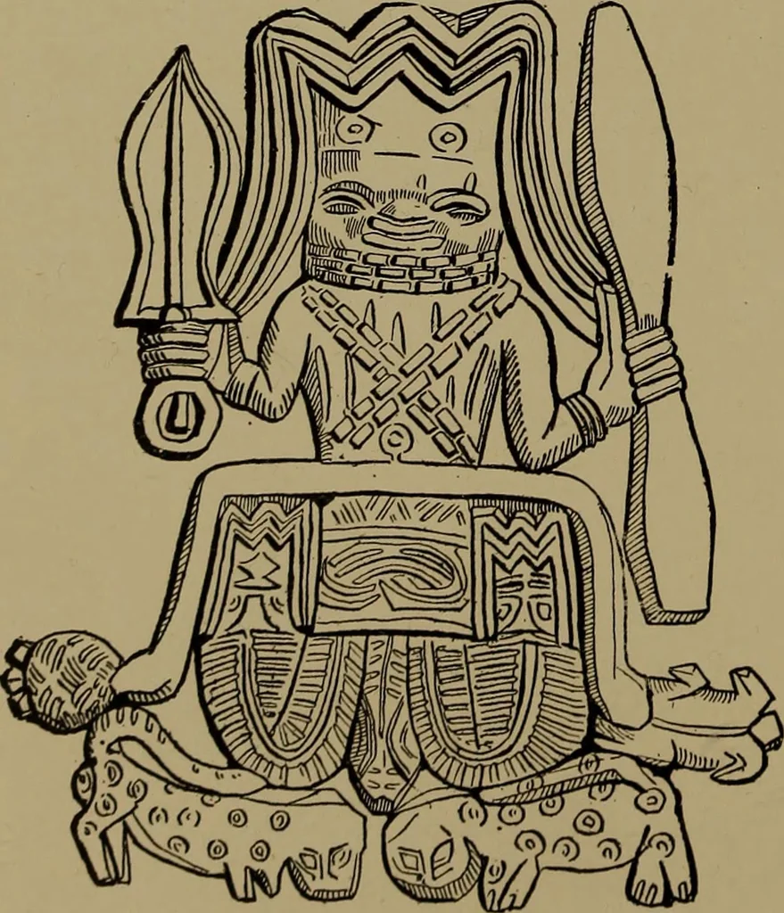 An illustration from Great Benin; its customs, art and horrors, 1903, leaf 208