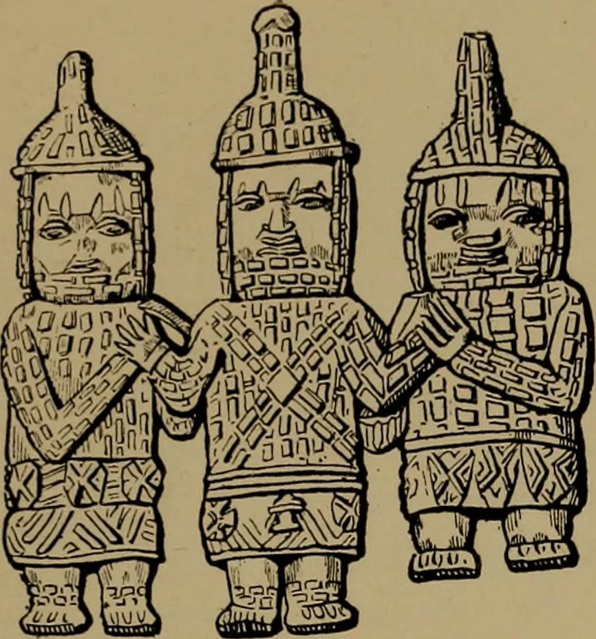 An illustration from Great Benin; its customs, art and horrors, 1903, leaf 209