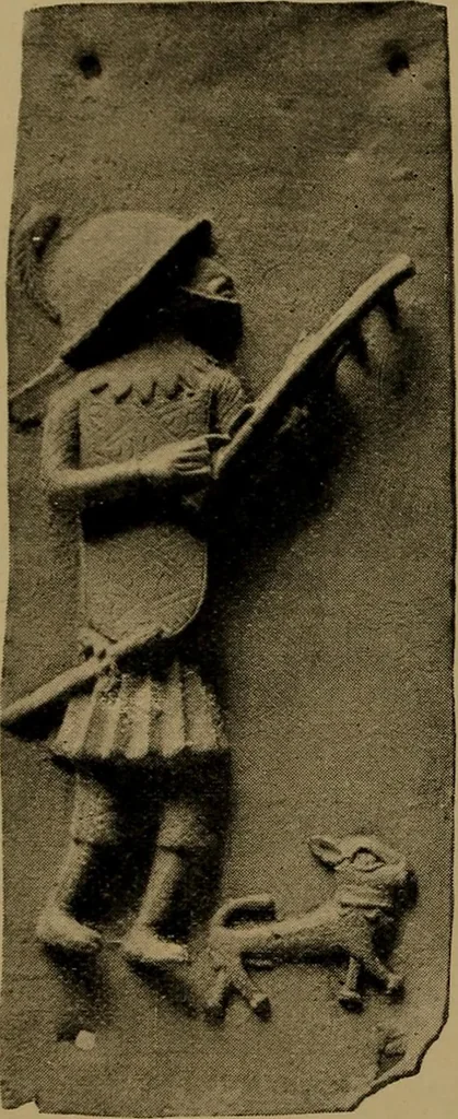 An illustration from Great Benin; its customs, art and horrors, 1903, leaf 22