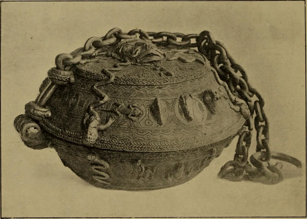 An illustration from Great Benin; its customs, art and horrors, 1903, leaf 240