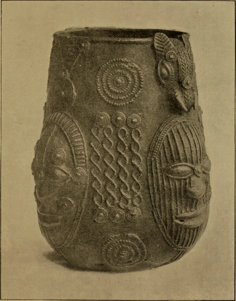 An illustration from Great Benin; its customs, art and horrors, 1903, leaf 243