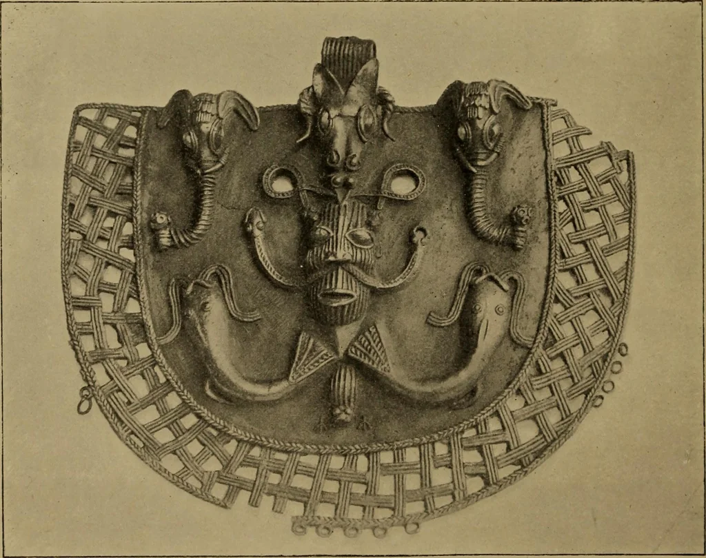 An illustration from Great Benin; its customs, art and horrors, 1903, leaf 244