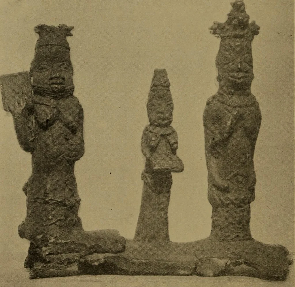 An illustration from Great Benin; its customs, art and horrors, 1903, leaf 246