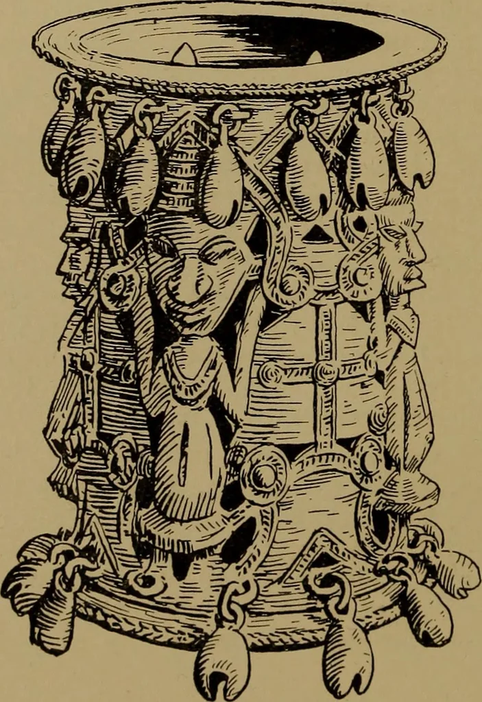 An illustration from Great Benin; its customs, art and horrors, 1903, leaf 272