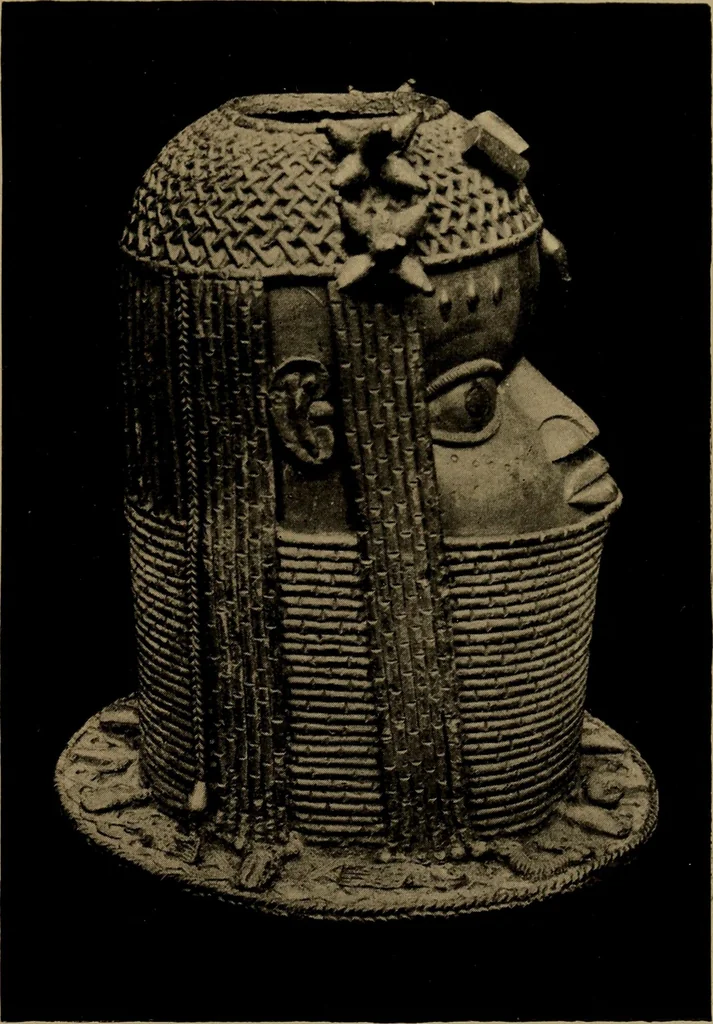 An illustration from Great Benin; its customs, art and horrors, 1903, leaf 37