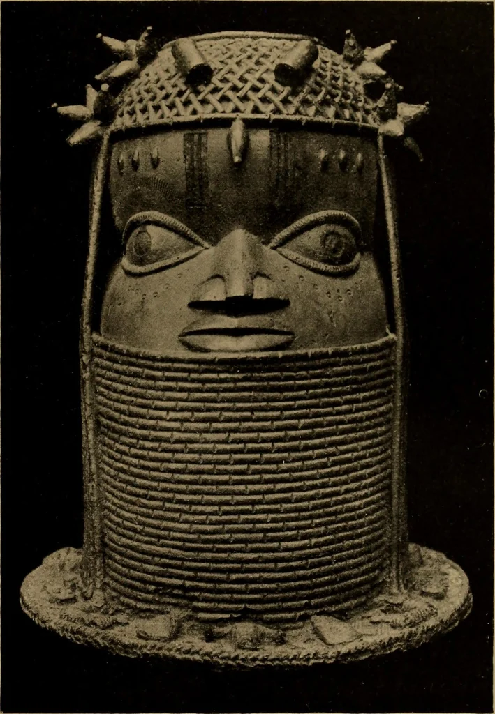 An illustration from Great Benin; its customs, art and horrors, 1903, leaf 39
