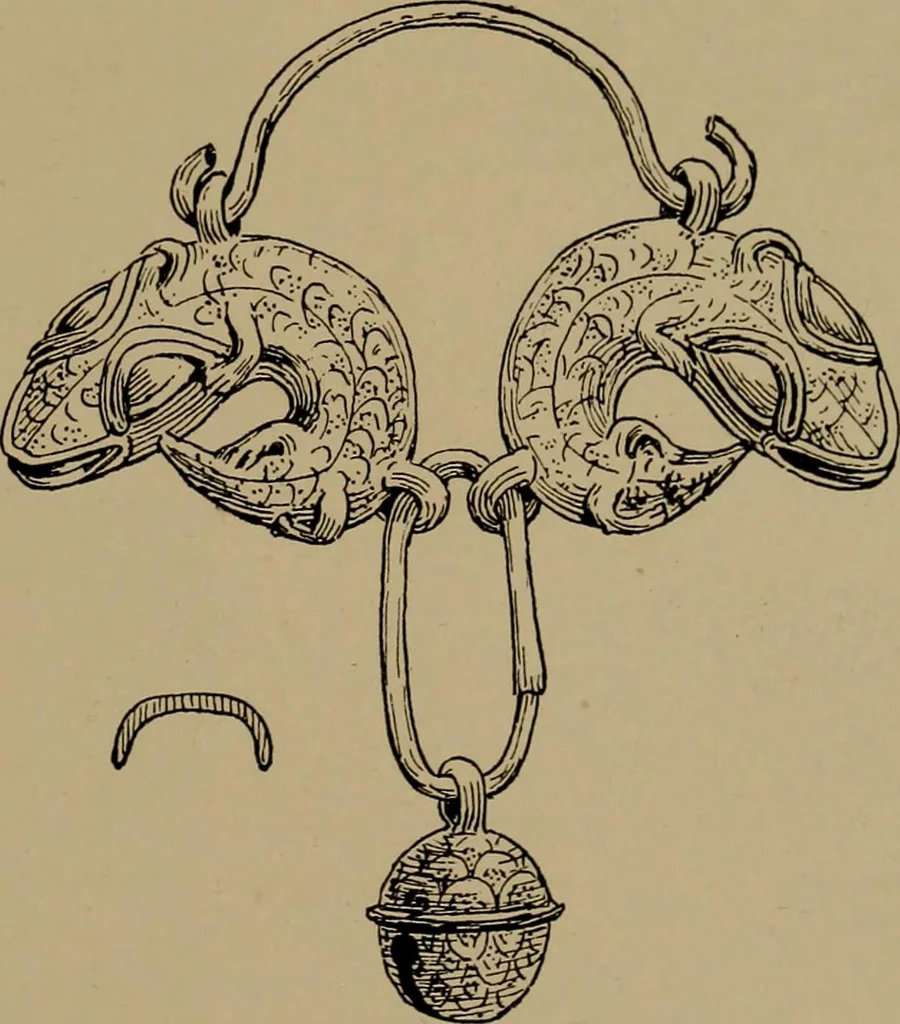 An illustration from Great Benin; its customs, art and horrors, 1903, leaf 45