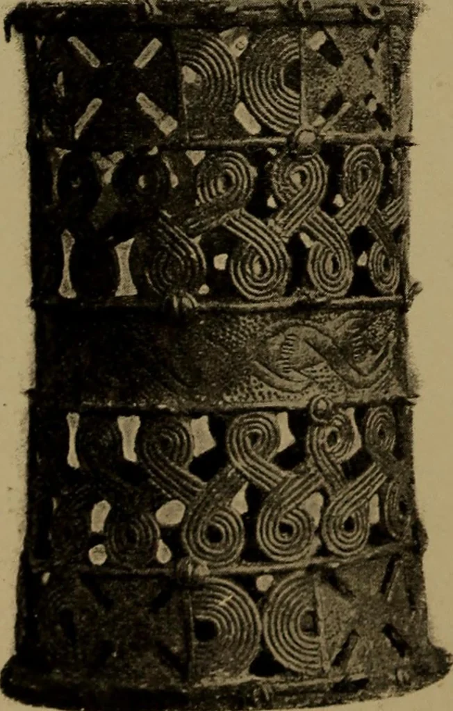 An illustration from Great Benin; its customs, art and horrors, 1903, leaf 46
