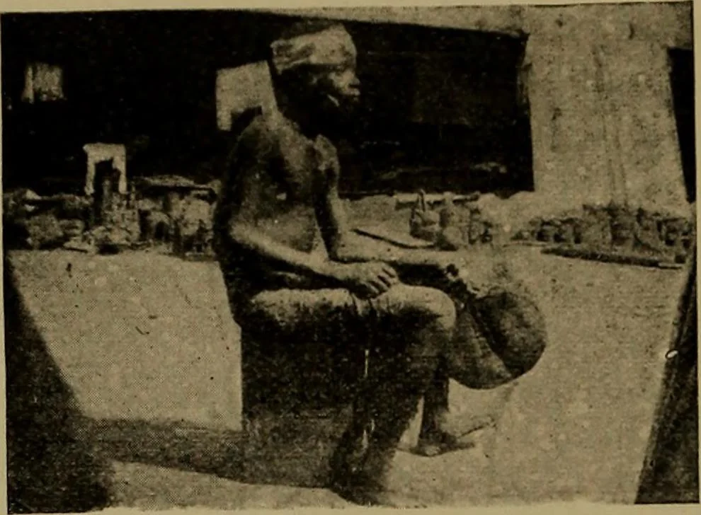An illustration from Great Benin; its customs, art and horrors, 1903, leaf 72