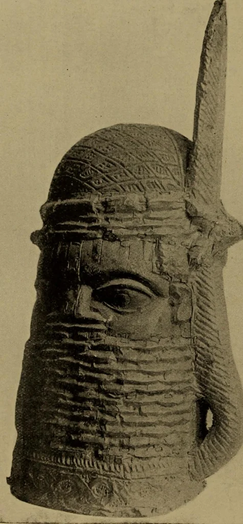 An illustration from Great Benin; its customs, art and horrors, 1903, leaf 82