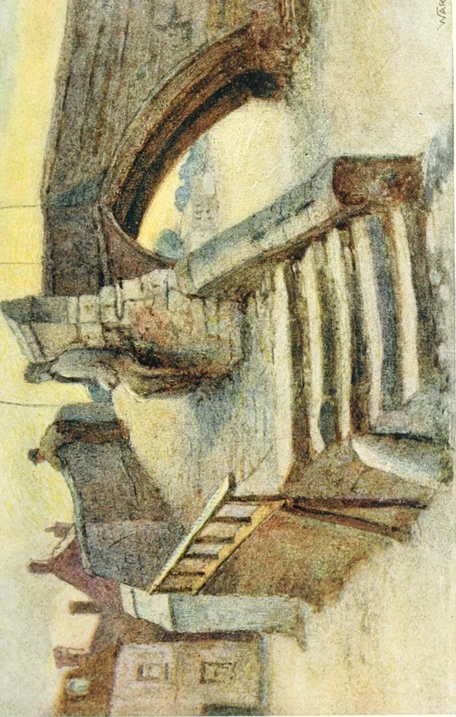An illustration from The greater abbeys of England, 1908, leaf 107