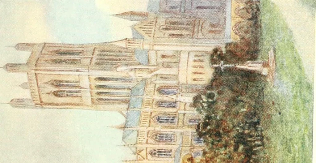 An illustration from The greater abbeys of England, 1908, leaf 113