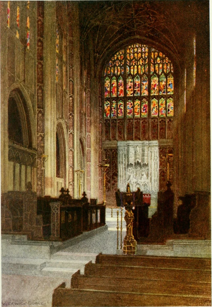 An illustration from The greater abbeys of England, 1908, leaf 279