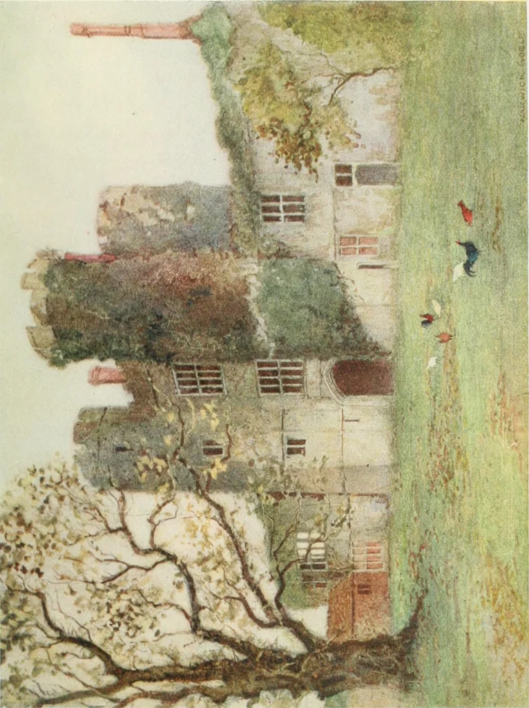An illustration from The greater abbeys of England, 1908, leaf 285