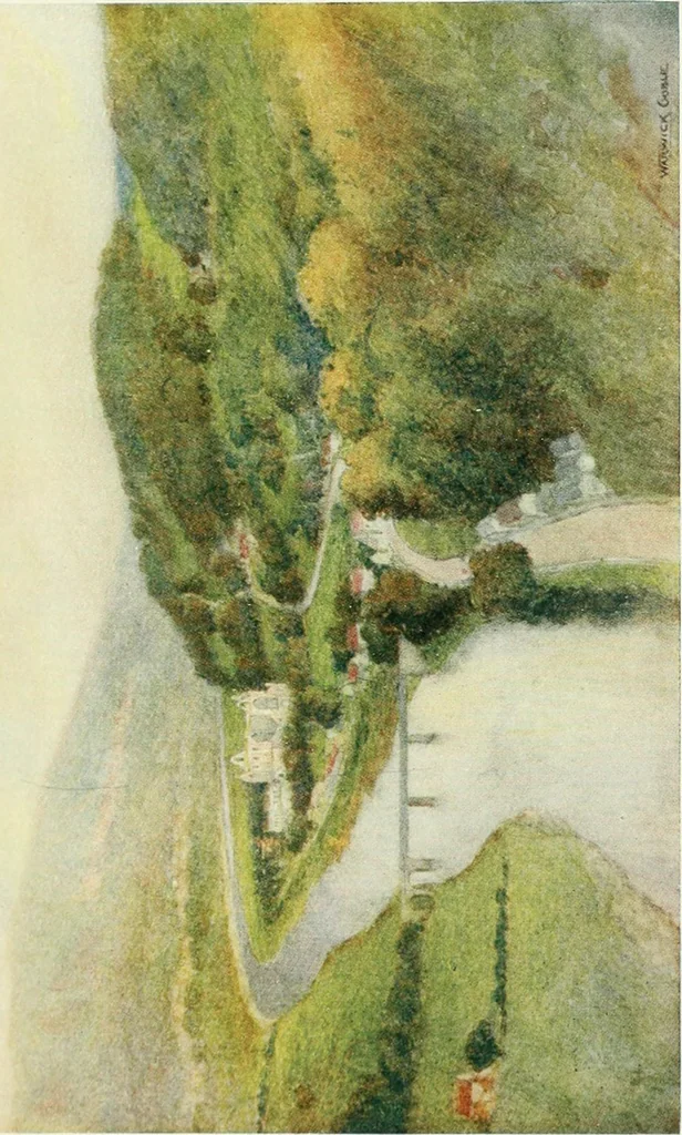 An illustration from The greater abbeys of England, 1908, leaf 295