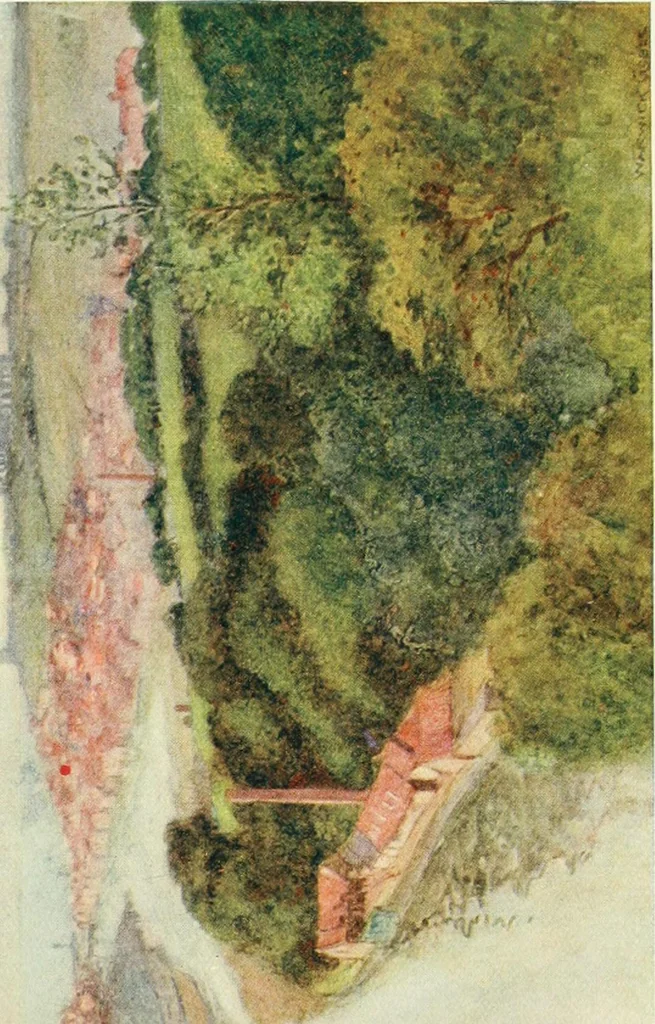 An illustration from The greater abbeys of England, 1908, leaf 327