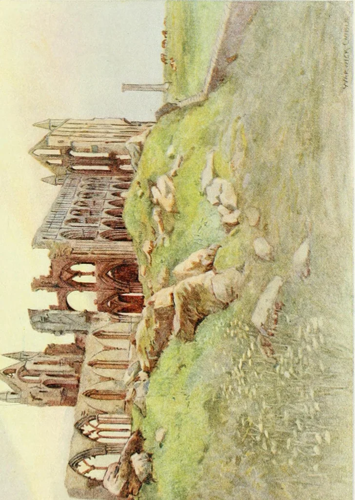An illustration from The greater abbeys of England, 1908, leaf 333