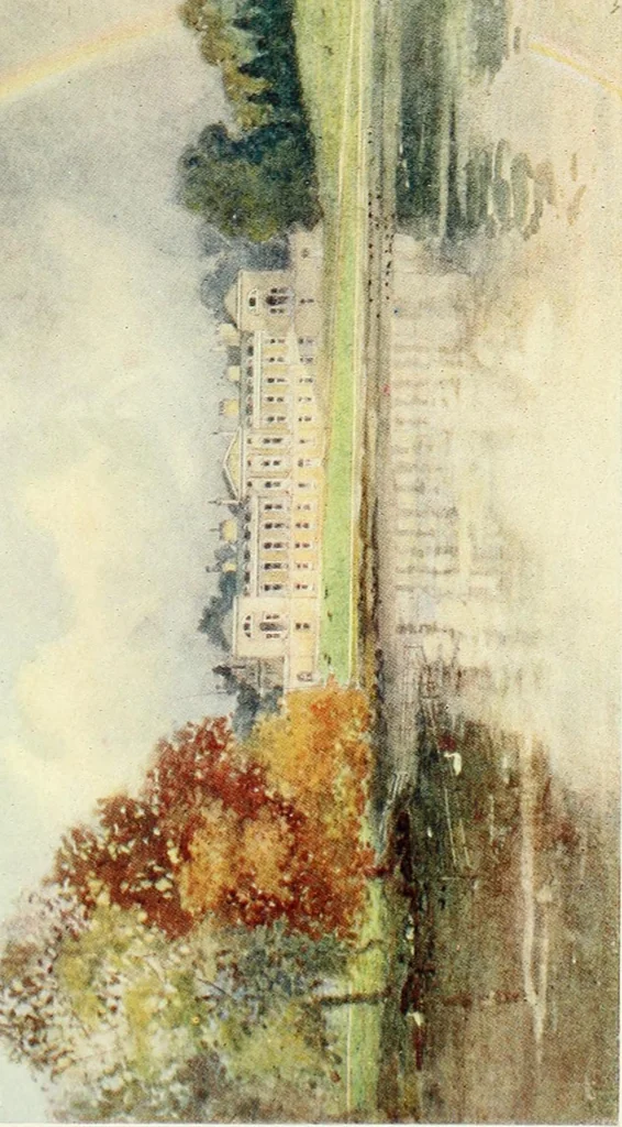 An illustration from The greater abbeys of England, 1908, leaf 339