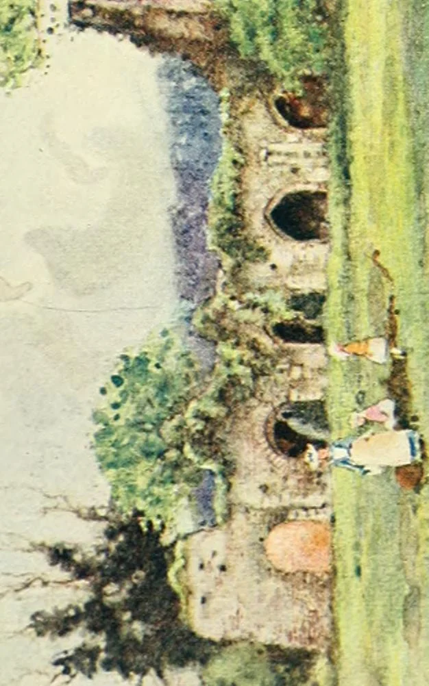 An illustration from The greater abbeys of England, 1908, leaf 361