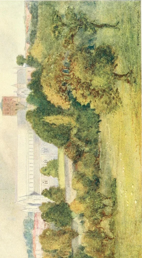 An illustration from The greater abbeys of England, 1908, leaf 37