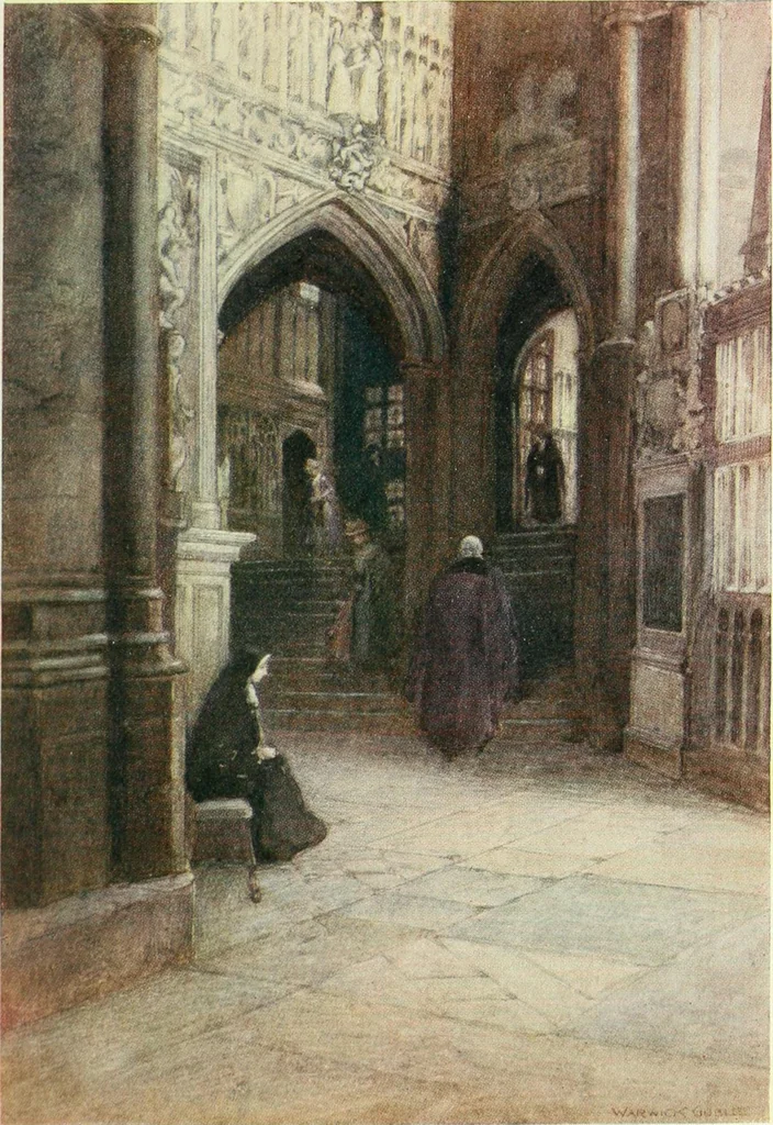 An illustration from The greater abbeys of England, 1908, leaf 381