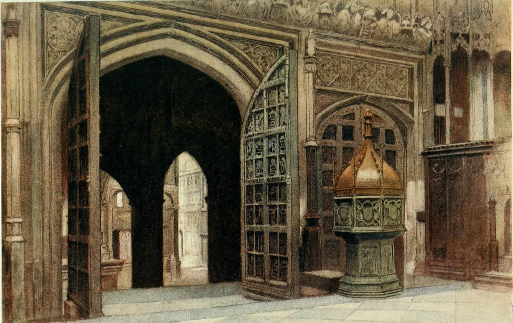 An illustration from The greater abbeys of England, 1908, leaf 385