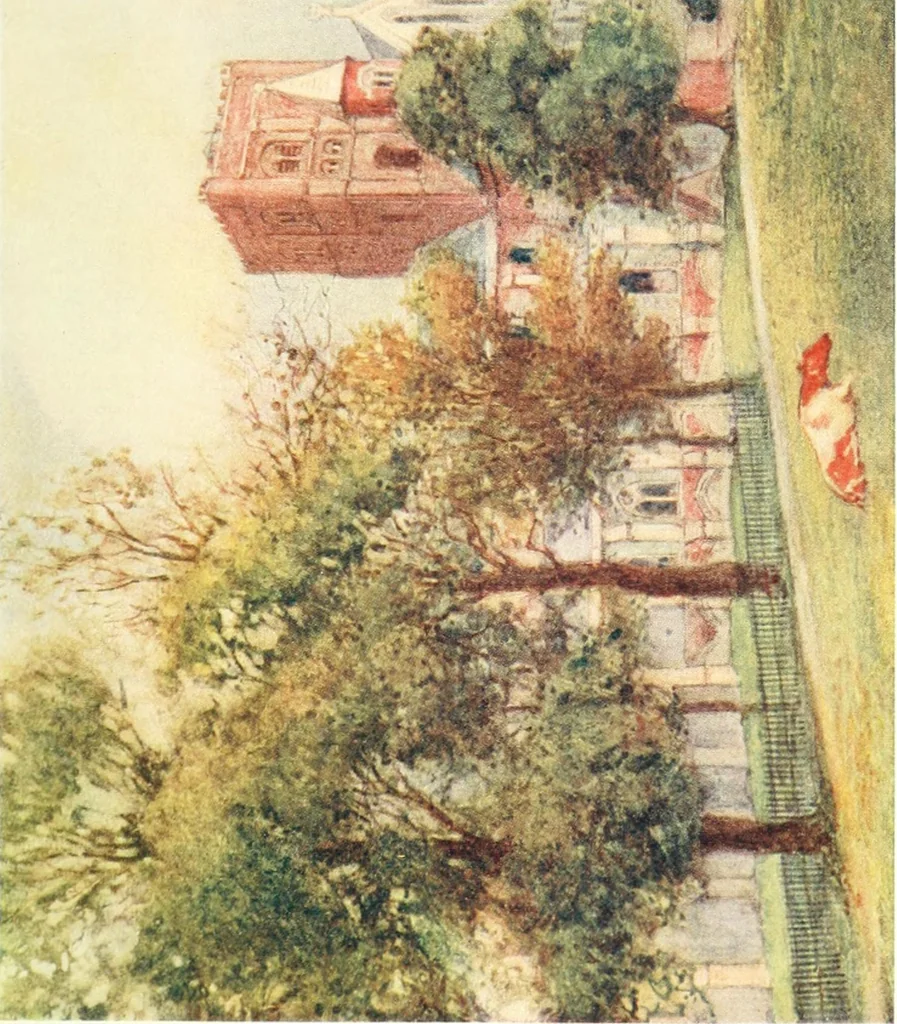 An illustration from The greater abbeys of England, 1908, leaf 43
