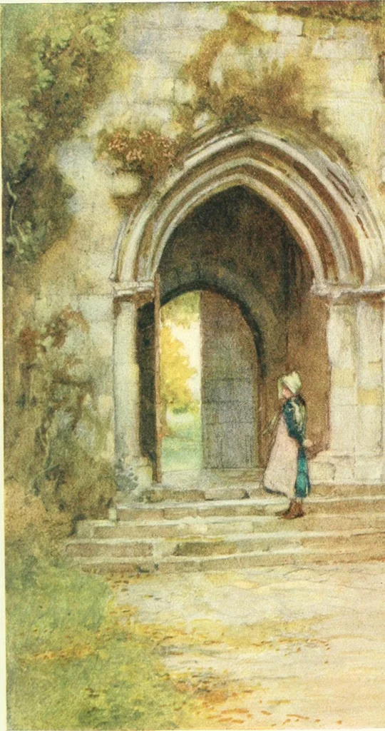 An illustration from The greater abbeys of England, 1908, leaf 61