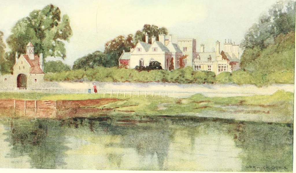 An illustration from The greater abbeys of England, 1908, leaf 65