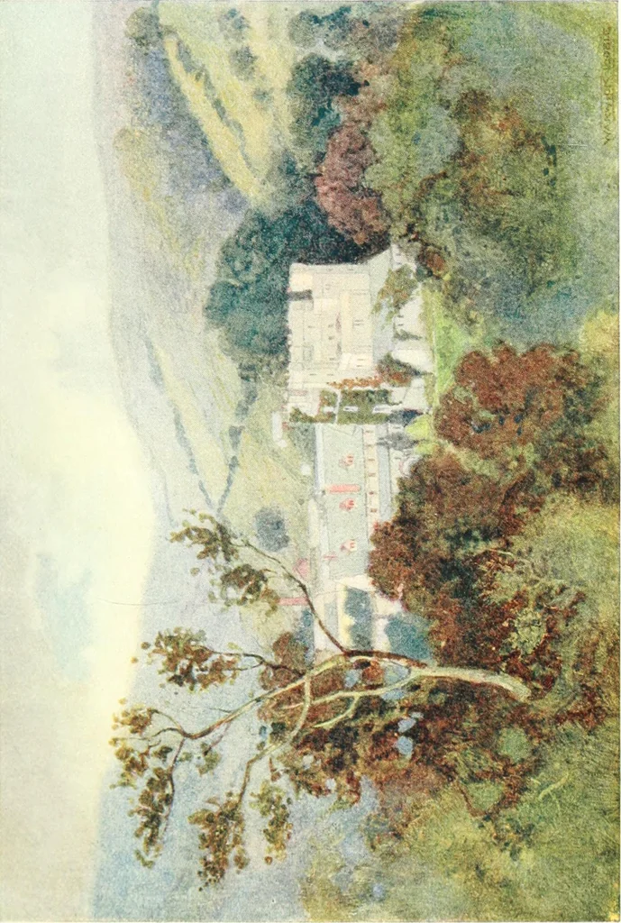 An illustration from The greater abbeys of England, 1908, leaf 75