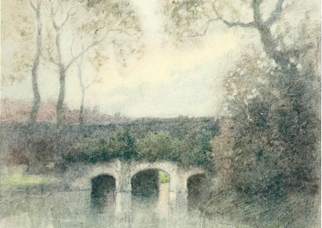 An illustration from The greater abbeys of England, 1908, leaf 87