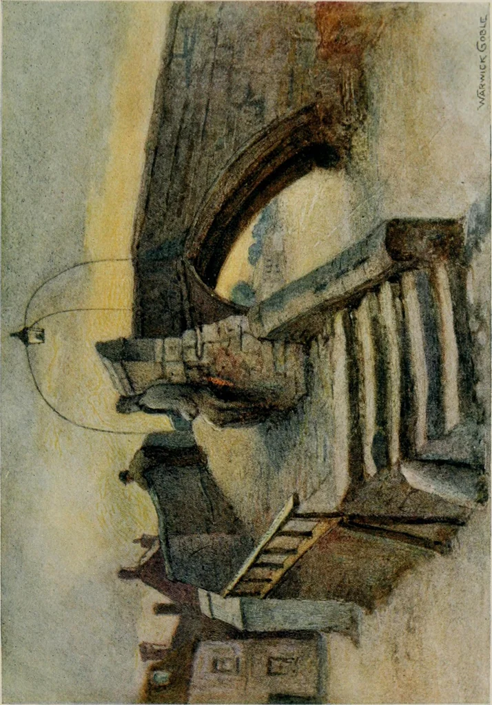 An illustration from The greater abbeys of England, 1908, leaf 109
