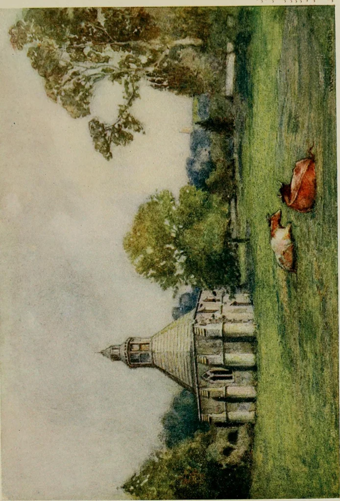 An illustration from The greater abbeys of England, 1908, leaf 165