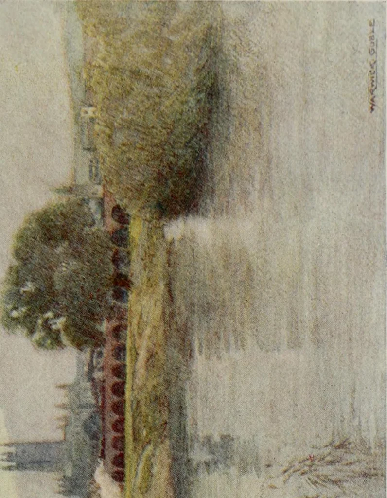 An illustration from The greater abbeys of England, 1908, leaf 185