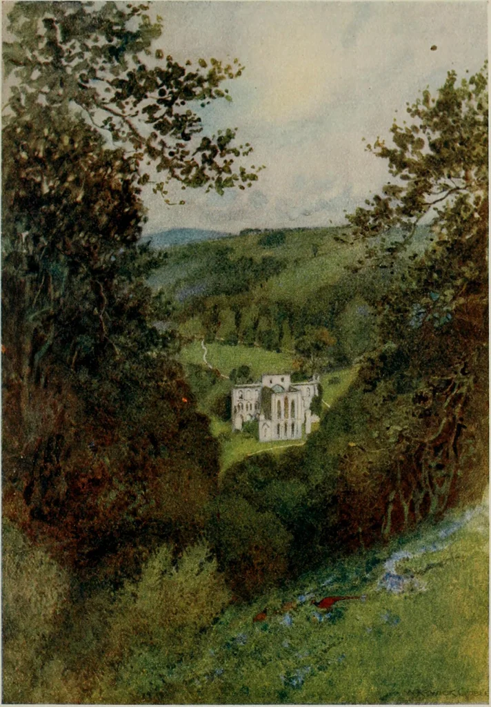 An illustration from The greater abbeys of England, 1908, leaf 251