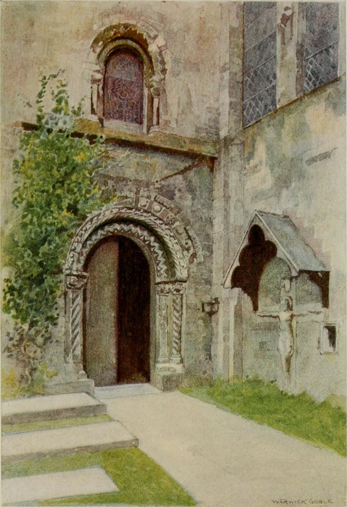 An illustration from The greater abbeys of England, 1908, leaf 267