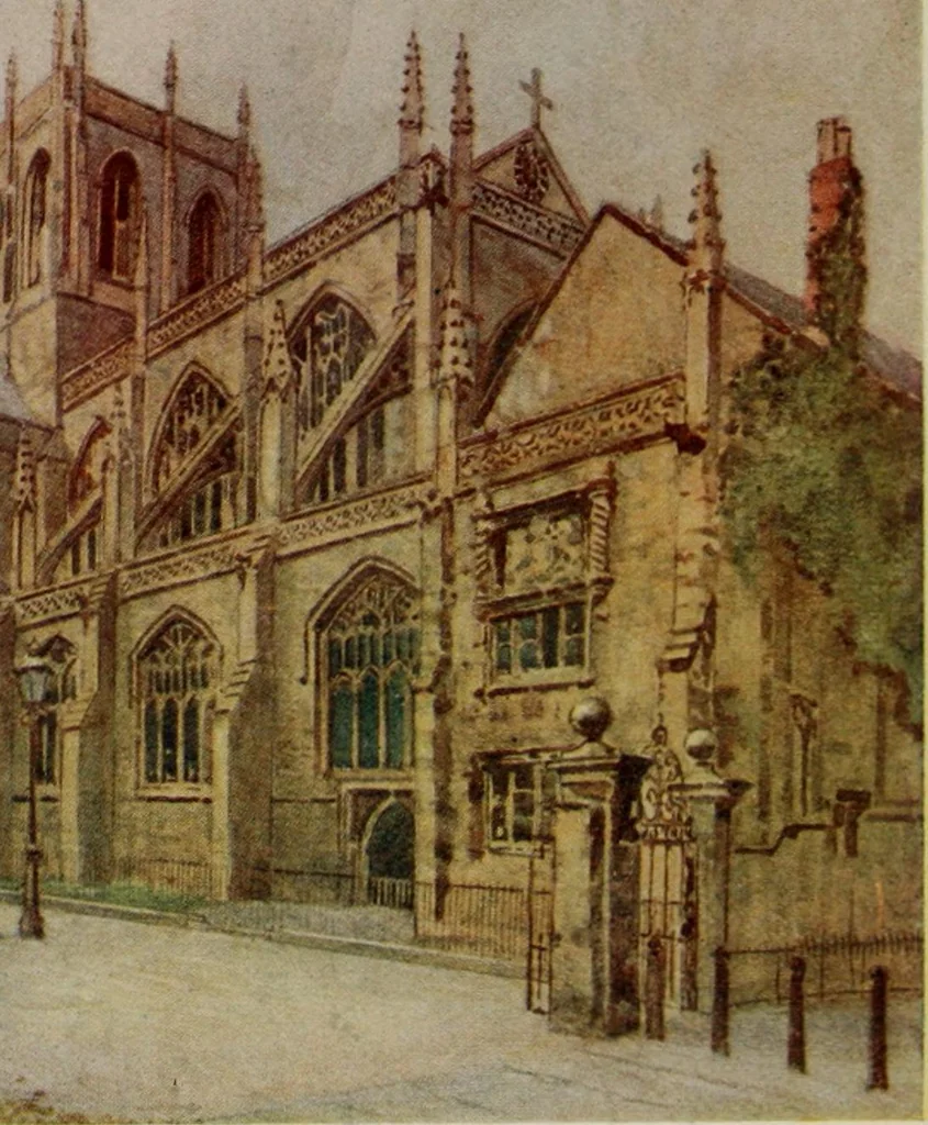 An illustration from The greater abbeys of England, 1908, leaf 273