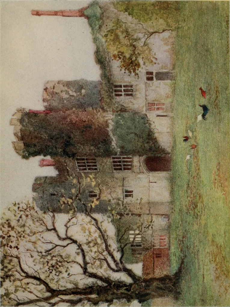 An illustration from The greater abbeys of England, 1908, leaf 283