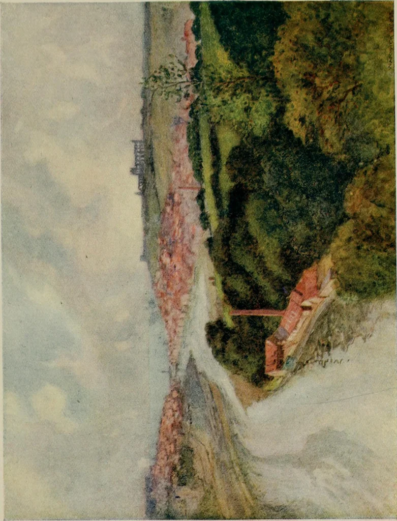 An illustration from The greater abbeys of England, 1908, leaf 325
