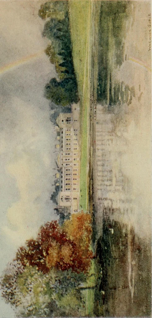 An illustration from The greater abbeys of England, 1908, leaf 337