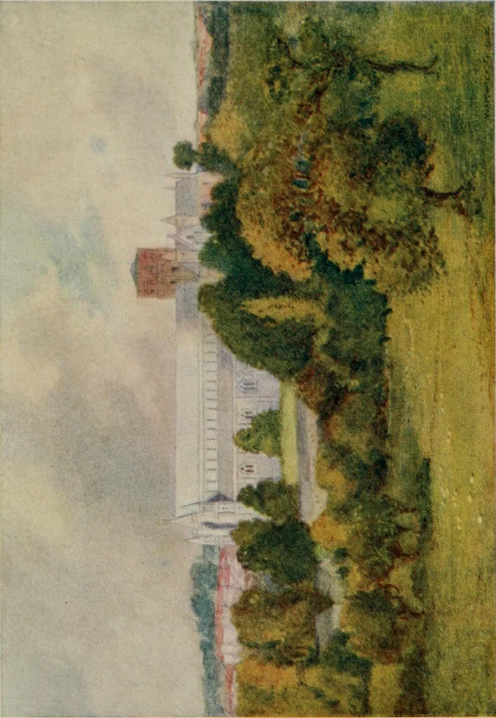 An illustration from The greater abbeys of England, 1908, leaf 37