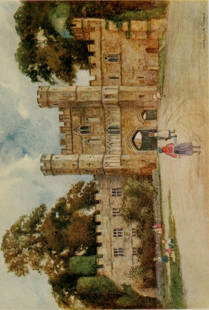 An illustration from The greater abbeys of England, 1908, leaf 53