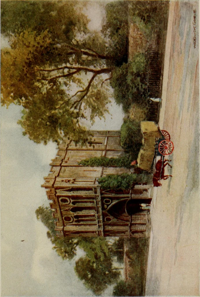 An illustration from The greater abbeys of England, 1908, leaf 85