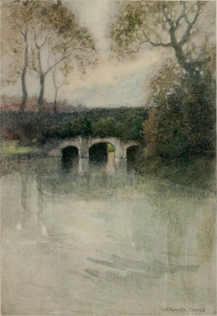 An illustration from The greater abbeys of England, 1908, leaf 91
